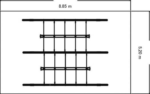 Super-Tampen-Swinger Mini 4-Sitzer, doppelt