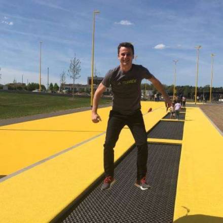 Trampolin Maximus klein/gro