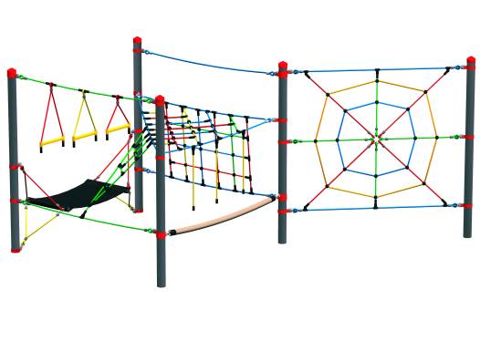 Wackelbalken, Adventure Parcours