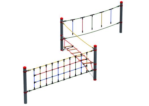 Standpfosten Stahl/Robinie, Vario-System