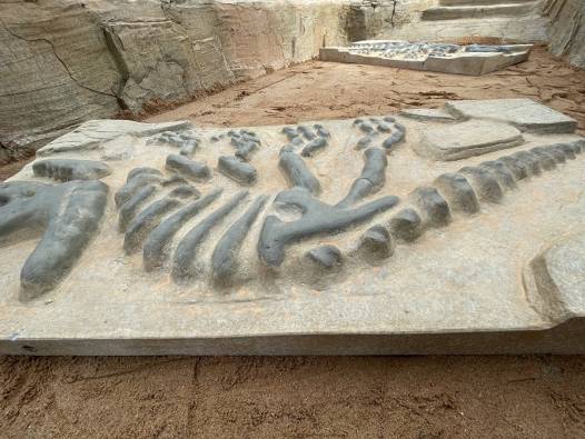 Dino-Platte fr Sandkasten