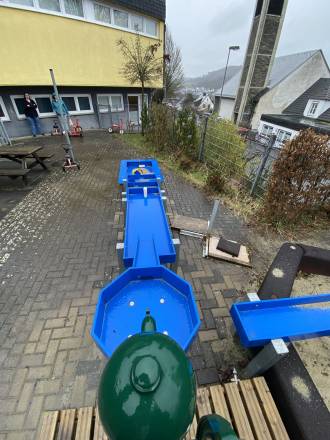 Neptun, Matschtisch, rund