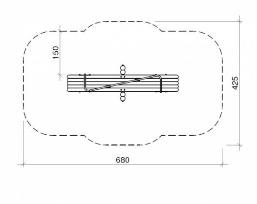 Stehwippe Douglasie mit S-Bgel