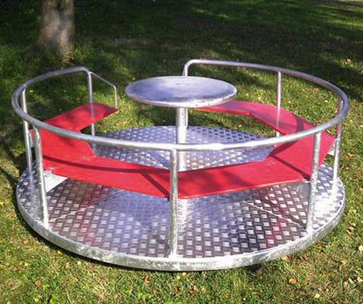 Tivoli-Karussell, verzinkt