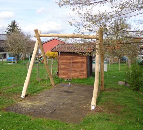 Ein-Platz-Schaukelgestell inkl. Schaukelsitz AH 2,20 m und 2,50 m