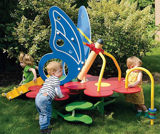 Klettergerst fr Kleinkinder Schmetterling