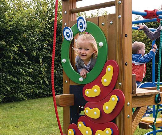 Klettergert Paradisio mit Rutschbahn