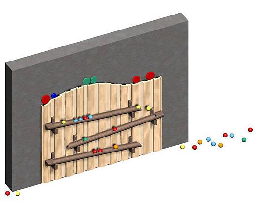 Kugelbahn (Wandmontage)
