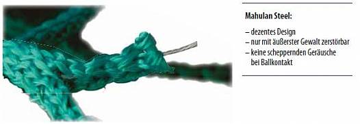 Schutznetz Mahulan Steel aus Polypropylen, MW 10,5 cm verschiedene Ausfhrungen