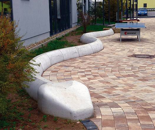 Mittelteil-Rohling fr Mosaikschlange gerade