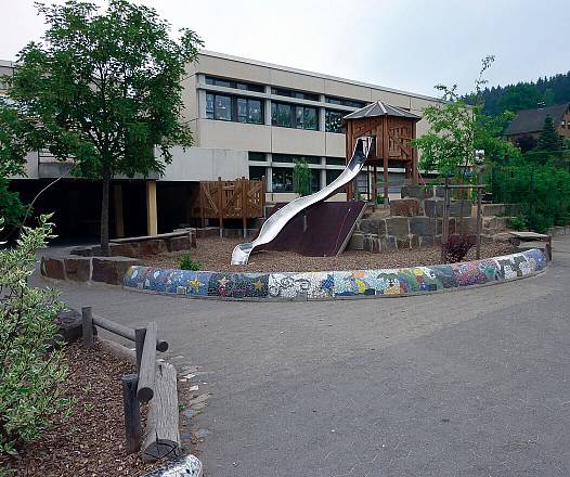 Mittelteil-Rohling fr Mosaikschlange verschwindend