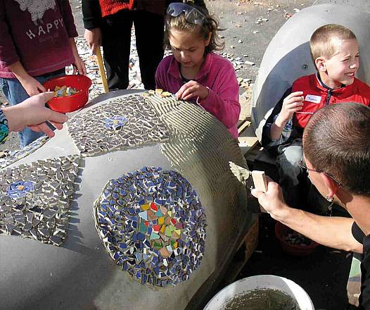 Mittelteil-Rohling fr Mosaikschlange gebogen