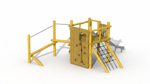 Zauberturm mit Gleichgewichtsparcours