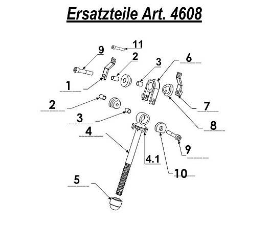 Kreuzgelenk inkl. Fanglager, fr Vogelnest-Schaukel