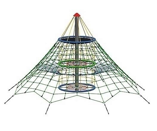 Seilnetz-Pyramide Dino 2 Kletterpyramide