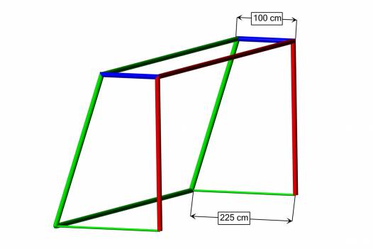Fuballtornetz, PP hf., ca. 4 mm