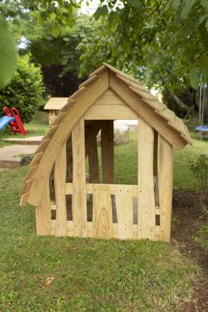 Spielhaus Waldhtte mit Boden