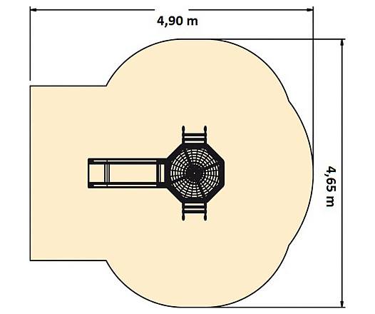 Spatzennest mit Rutsche