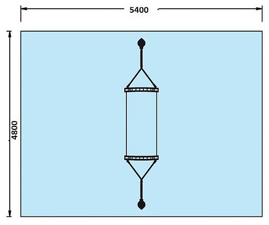 Stahlseilglieder-Hngematte