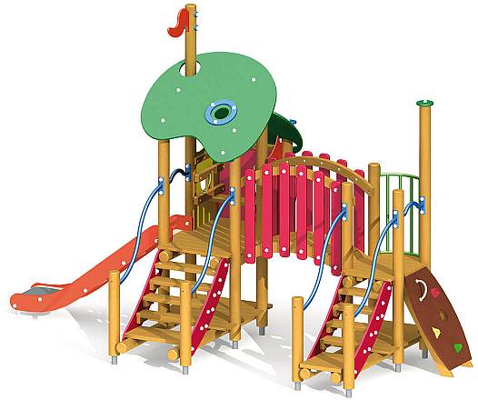 Der Wolf und die sieben Geilein mit Bogenbrcke