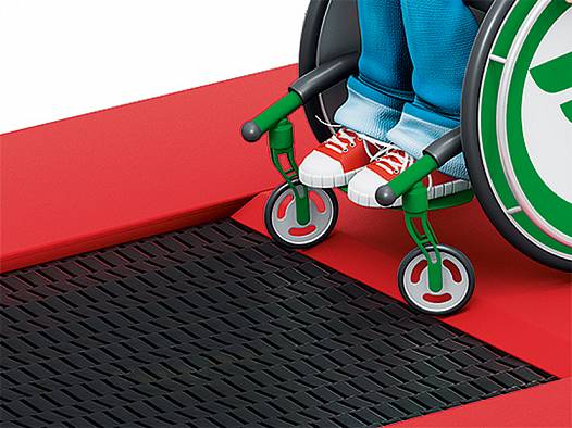 Trampolin Maximus klein/gro