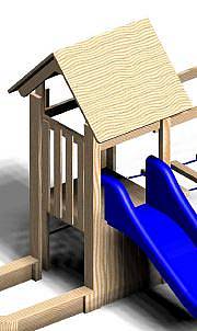 Turm mit Dach, ohne Anbauteile