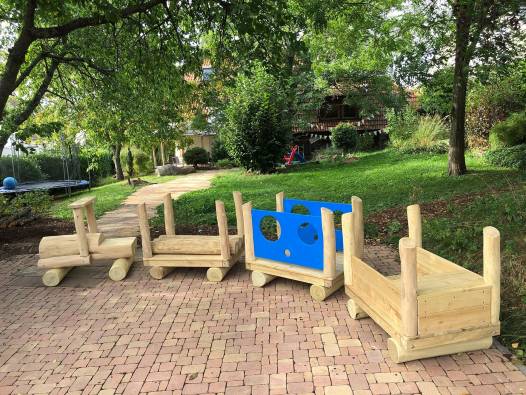 U3-Spielkombi Eisenbahn - 4-teilig