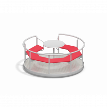 Tivoli-Karussell, verzinkt