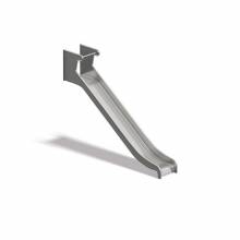 Dreischichten Metallrutsche PH=150 cm, B=50cm