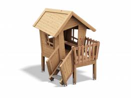 Zwergenhaus Natur mit Veranda