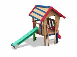 Zwergenland-Sandbaustelle farbig