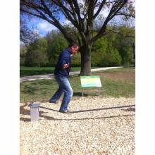 Slackline 6m lang mit Gurtband