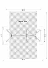 Dreifachschaukel Metall/Metall AH 2,20 m oder 2,60 m inkl. Schaukelsitzen