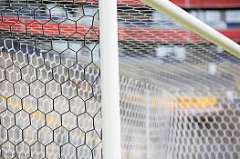 Kameraoptimiertes Handballtornetz mit wechselnder Farbmusterung 2-seitig (1 Paar)