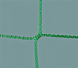 Jugend-Fuball-Tornetze (1 Paar) aus Poypropylen hochfest (1 Paar), ca. 2,3 mm stark, Maschenform/-weite quadratisch 120 mm