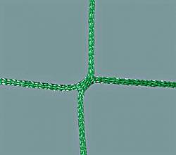 Jugend-Fuball-Tornetz aus Polypropylen, hochfest (1 Paar), ca. 3 mm stark, Maschenform/-weite quadratisch 120 mm