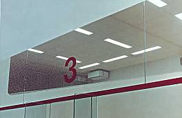 Fangnetz fr Squash-Boxen aus Polypropylen hochfest, knotenlos