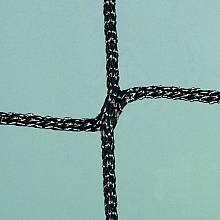 Volleyball-Turniernetz, Polyethylen, ca. 2 mm stark, 9,50 m lang, Maschenform/-weite quadratisch 4,5 cm, in Zwirnflechttechnik