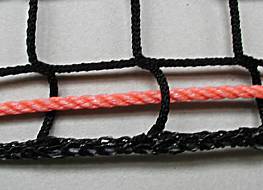 Polyethylenseil, 6 mm stark, in Netz eingezogen, PREIS PRO METER!!