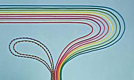 Gymnastik-Springseil aus Polypropylen, 9 mm stark, 3 m lang