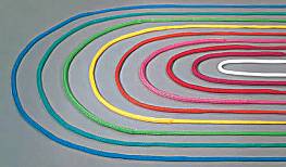 Gymnastik-Springseil aus Polypropylen, 9 mm stark, 3,30 m lang