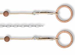 Turn- und Schaukelringe-Garnitur fr Turnhallen