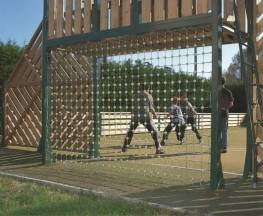 Fang- und Stoppnetz  5 mm aus Clips-Netz, Maschenweite: 100 mm - nach Ma