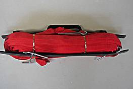 Beach-Volleyball-Spielfeldmarkierung 9 x 18 m (nicht verstellbar), aus 25 mm breitem Gurtband, rot