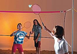 Beach-Badminton-Netz aus Nylon, ca. 1 mm stark, 6 x 0,76 m