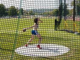 Hammerwurf-Diskus-Netz, quadratische Maschenstellung