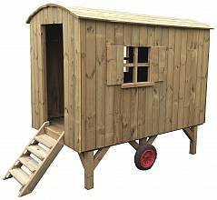 Bauwagen aus Massivholz