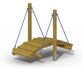 Schwebebrcke, Abenteuerpfad