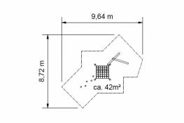Niedrig-Kletteranlage AWP16 - ohne Stahllaschen
