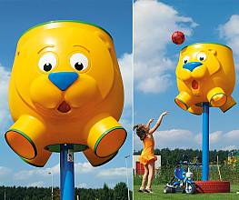 Ballfnger zum Einbetonieren oder freistehend